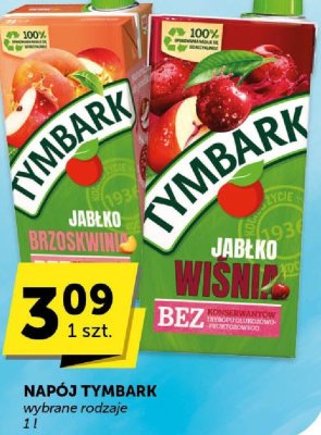 Napój Tymbark jabłko wiśnia promocja w Euro Sklep
