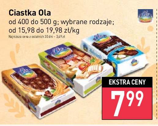 Herbatniki kakaowe Ola promocja