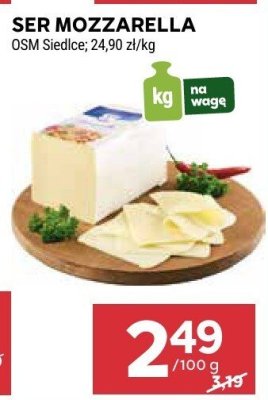 Ser Mozzarella OSM Siedlec promocja w Stokrotka