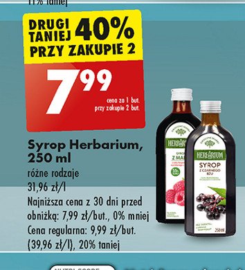 Syrop z dzikiej róży i malin Herbarium promocja