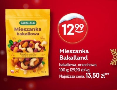Mieszanka Bakalland bakaliowa, orzechowa promocja w Żabka