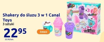 Shakery do śluzu 3 w 1  promocja w Action