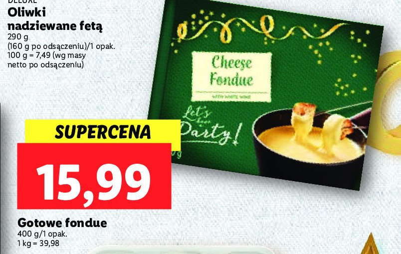 Ser fondue promocja