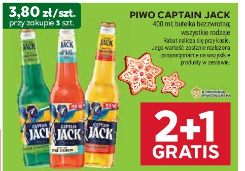 Piwo Captain jack mango daiquiri promocja