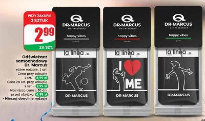Odświeżacz samochodowy Dr.Marcus różne rodzaje promocja w Dino