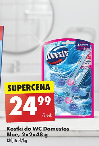 Kostka do wc blue water pink magnolia Domestos promocja