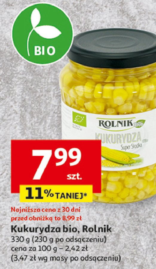 Kukurydza super słodka bio Rolnik promocja