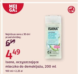 Mleczko do twarzy każdy rodzaj skóry Isana promocja