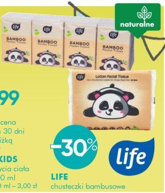 Chusteczki bambusowe LIFE promocja w Super-Pharm