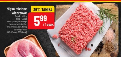 Mięso mielone wieprzowe promocja w POLOmarket