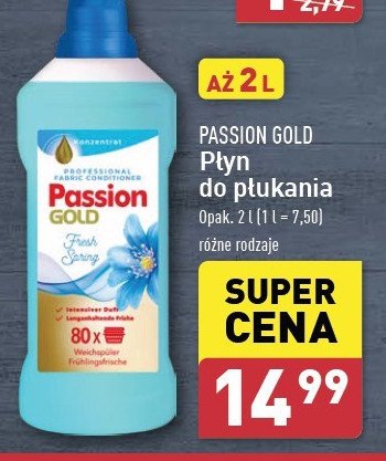 Płyn do płukania fresh spring Passion gold promocja