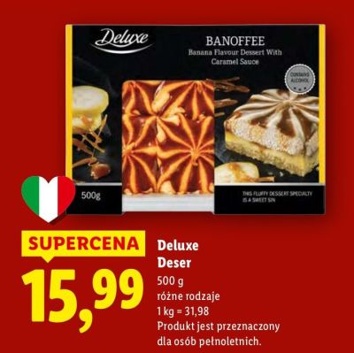 Deser Banoffee  promocja w Lidl