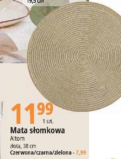 Mata na st贸艂 czerwona Altom promocja