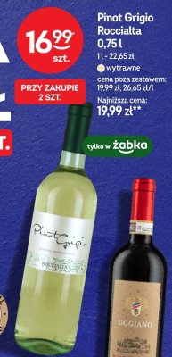 Wino Pinot Grigio Roccialta promocja w Żabka