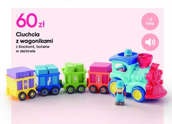 Ciuchcia z wagonikami promocja w Pepco