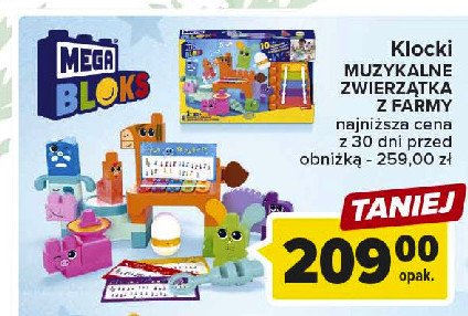 Muzykalne zwierz膮tka z farmy Mega bloks promocja