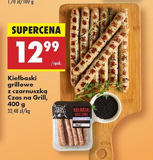 Kiełbaski z czarnuszką Czas na grill promocja