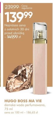 Perfumy HUGO BOSS MA VIE damska woda perfumowana promocja w Super-Pharm