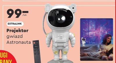 Projektor gwiazd Astronauta Extralink promocja w Biedronka