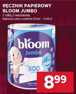Ręcznik papierowy Bloom Jumbo promocja w Stokrotka