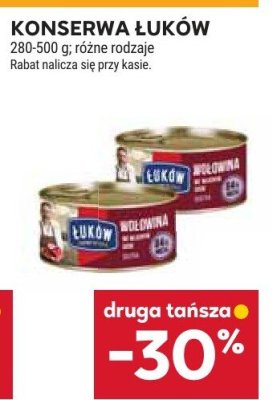 Konserwa Łuków, różne rodzaje promocja w Stokrotka