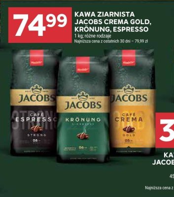 Kawa ziarnista Jacobs Kronung promocja w Stokrotka