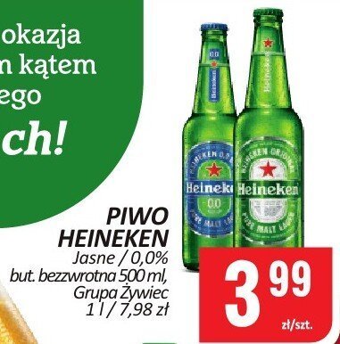 Piwo HEINEKEN SILVER promocja w Chorten