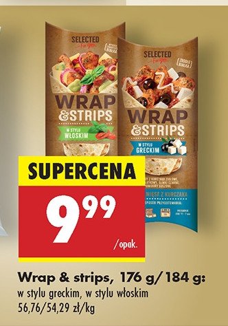 Wrap & strips w stylu greckim Selected for you promocja