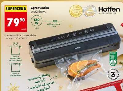 Zgrzewarka próżniowa Hoffen 130W promocja w Biedronka