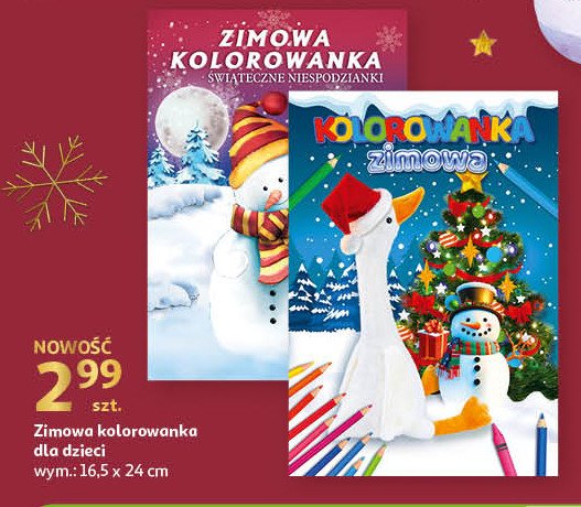 Zimowa kolorowanka promocja w Carrefour