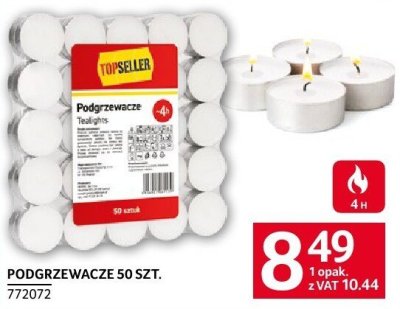 Podgrzewacze 50 szt. promocja w Selgros