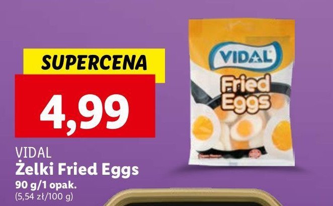 Żelki fried eggs Vidal promocja