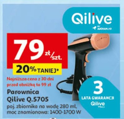 Parownica Qilive Q.5705 promocja w Auchan