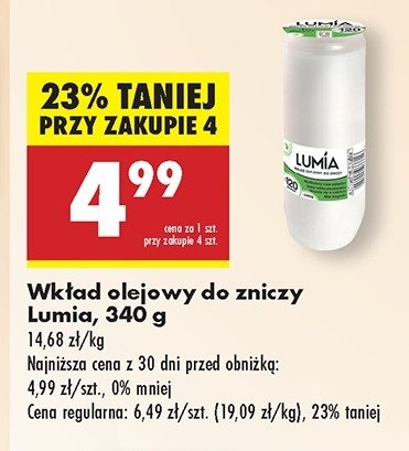 Wkład olejowy do zniczy 340 g 120 h Lumia promocja