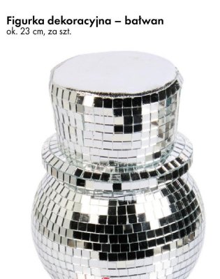 Figurka dekoracyjna – bałwan promocja w Tedi