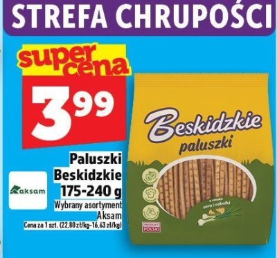 Paluszki Beskidzkie Cereal 175-240 g promocja w TOPAZ