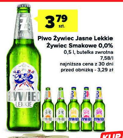 Piwo Żywiec jasne lekkie pomelonż z cytrusami promocja