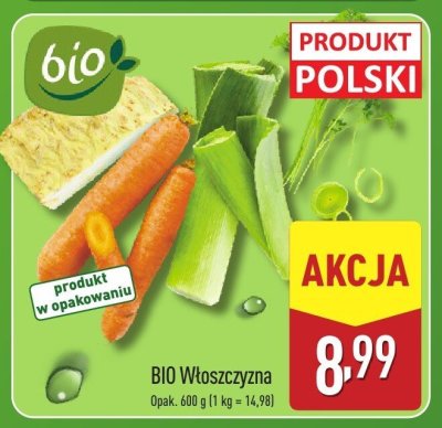 BIO Włoszczyzna promocja w Aldi