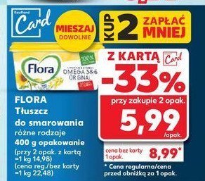 Margaryna original Flora omega 3&6 promocja w Kaufland