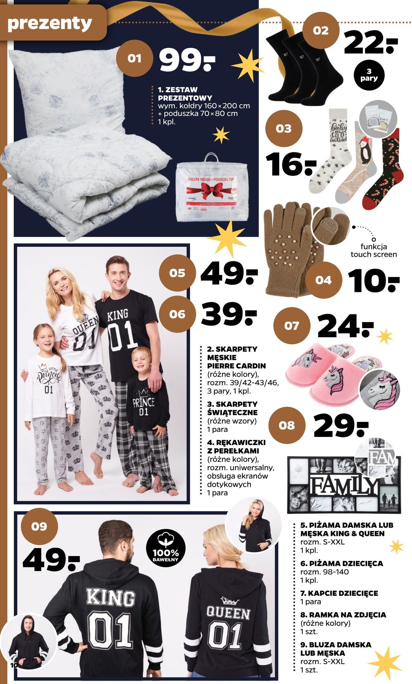 Piżama męska s-xxl king & queen promocja