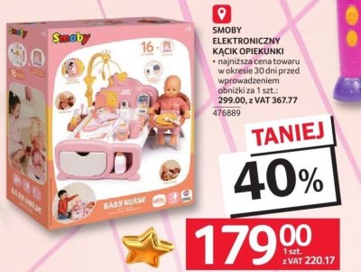 Zabawka Smoby Elektroniczny Kącik Opiekunki promocja w Selgros