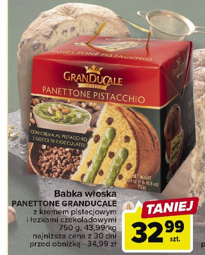 Babka panettone pasticcera Gran ducale promocja