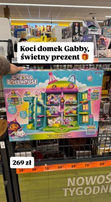 Koci domek Gabby's Dollhouse promocja w Biedronka