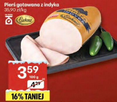 Pierś gotowana z indyka Eukanex promocja w Delikatesy Centrum