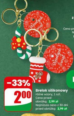 Brelok silikonowy różne wzory promocja w Dino