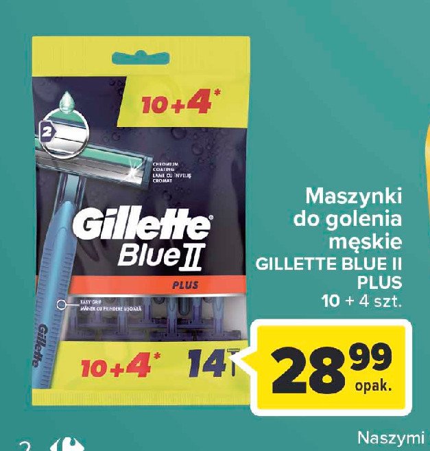 Maszynka do golenia Gillette blue ii promocja