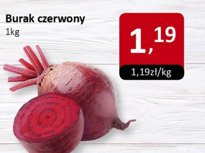 Burak czerwony promocja w Market Point
