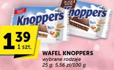 Wafel Knoppers wybrane rodzaje promocja w ABC