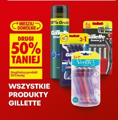 Produkty do golenia Gillette promocja w Biedronka