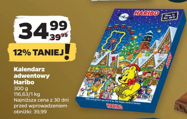 Kalendarz adwentowy Haribo promocja